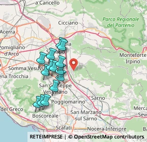 Mappa Via Guglielmo Marconi, 80036 Palma Campania NA, Italia (6.98429)