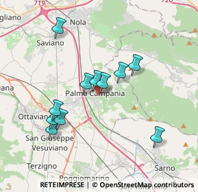 Mappa Via Guglielmo Marconi, 80036 Palma Campania NA, Italia (3.57273)