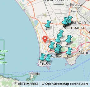 Mappa Via Coste di Cuma, 80078 Pozzuoli NA, Italia (7.40526)