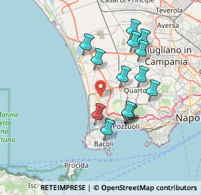 Mappa Via Coste di Cuma, 80078 Pozzuoli NA, Italia (7.02357)