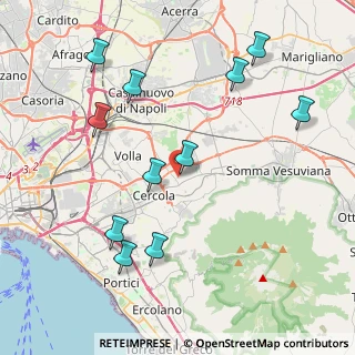 Mappa Via Vasca Cozzolino, 80040 Pollena Trocchia NA, Italia (4.82818)