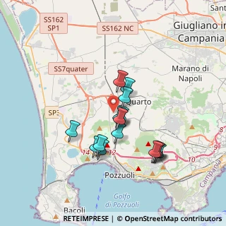 Mappa Via Vicinale Castagnaro, 80078 Pozzuoli NA, Italia (3.208)