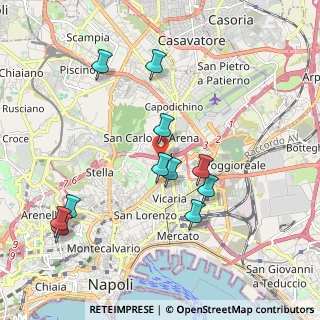 Mappa Via Scipione Rovito, 80141 Napoli NA, Italia (2.14091)