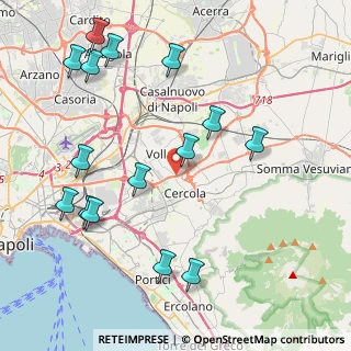 Mappa Via A. Festa, 80040 Cercola NA, Italia (5.222)