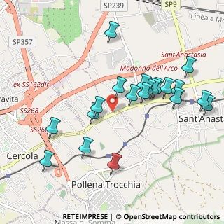 Mappa Via Giuseppe Mazzini, 80040 Pollena Trocchia NA, Italia (1.073)