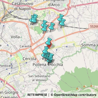 Mappa Via Giuseppe Mazzini, 80040 Pollena Trocchia NA, Italia (1.72933)