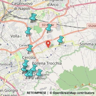 Mappa Via Giuseppe Mazzini, 80040 Pollena Trocchia NA, Italia (2.76385)