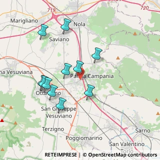 Mappa Via Ferrovia, 80040 San Gennaro Vesuviano NA, Italia (3.84182)