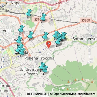 Mappa Via Casaliciello, 80040 Pollena Trocchia NA, Italia (1.98833)