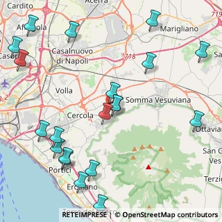 Mappa Via Casaliciello, 80040 Pollena Trocchia NA, Italia (5.8765)