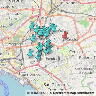 Mappa Via Masseria Molisso, 80100 Napoli NA, Italia (1.2675)