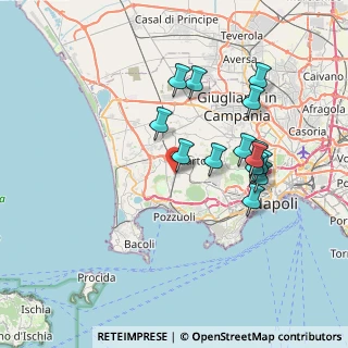 Mappa Via Provinciale Pianura, 80078 Pozzuoli NA, Italia (7.39429)