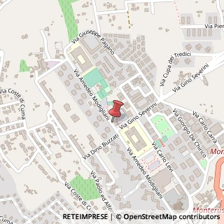 Mappa Via Amedeo Modigliani,  17, 80078 Pozzuoli, Napoli (Campania)