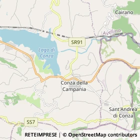 Mappa Conza della Campania