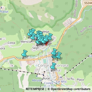 Mappa Strada Sassongher, 39033 Corvara In Badia BZ, Italia (0.2685)