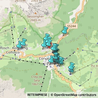 Mappa Strada Sassongher, 39033 Corvara In Badia BZ, Italia (0.656)