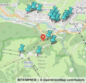 Mappa Streda Chemun, 39047 Santa Cristina Valgardena BZ, Italia (0.531)