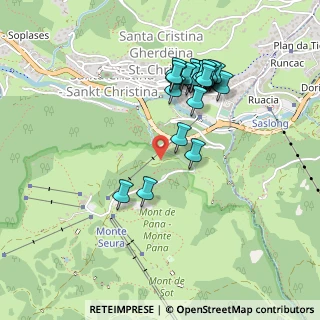Mappa Streda Chemun, 39047 Santa Cristina Valgardena BZ, Italia (0.44)
