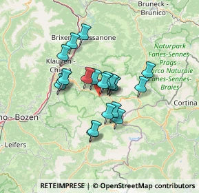 Mappa Streda Chemun, 39047 Santa Cristina Valgardena BZ, Italia (9.359)