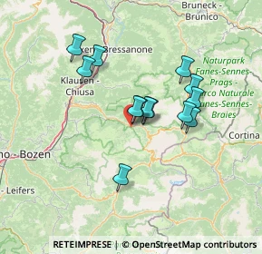 Mappa Streda Chemun, 39047 Santa Cristina Valgardena BZ, Italia (10.88)