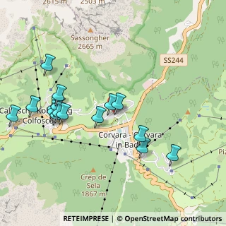 Mappa Str. Agà, 39033 Corvara In Badia BZ, Italia (1.03813)
