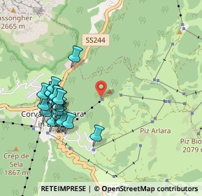 Mappa Stazione monte, 39033 Corvara in Badia BZ, Italia (0.9965)