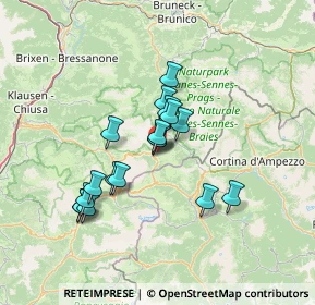 Mappa Stazione monte, 39033 Corvara in Badia BZ, Italia (10.98667)