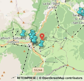 Mappa Stazione monte, 39033 Corvara in Badia BZ, Italia (2.09667)