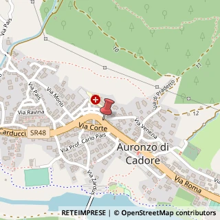 Mappa Via D. Alighieri, 10, 32041 Auronzo di Cadore, Belluno (Veneto)