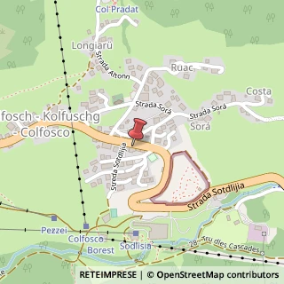 Mappa Strada Col Pradat, 9, 39033 Corvara in Badia, Bolzano (Trentino-Alto Adige)
