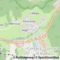 Map Corvara in Badia