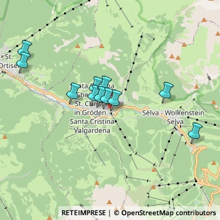 Mappa Strada Plan da Tieja, 39048 Selva di Val Gardena BZ, Italia (1.58182)