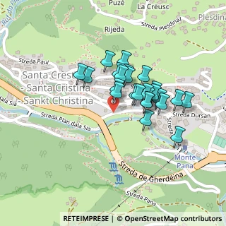 Mappa Str, 39047 Santa Cristina Valgardena BZ, Italia (0.16)