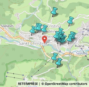 Mappa Str, 39047 Santa Cristina Valgardena BZ, Italia (0.411)