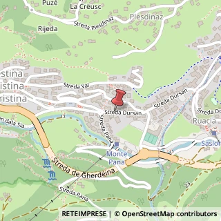 Mappa Strada dursan 61, 39047 Santa Cristina Valgardena, Bolzano (Trentino-Alto Adige)
