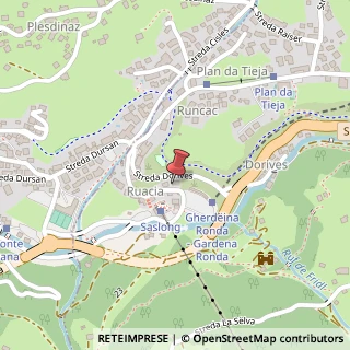 Mappa Strada Ruacia, 25, 39048 Selva di Val Gardena, Bolzano (Trentino-Alto Adige)