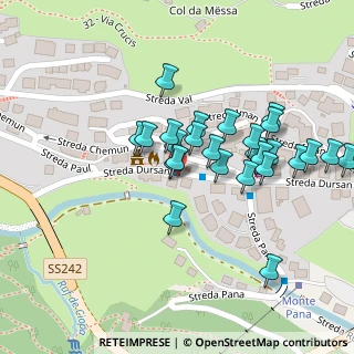 Mappa Strada Chemun, 39047 Santa Cristina Valgardena BZ, Italia (0.0963)