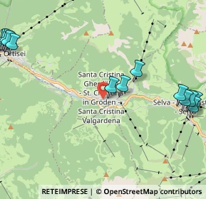 Mappa Strada Chemun, 39047 Santa Cristina Valgardena BZ, Italia (2.90308)