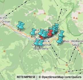 Mappa Strada Chemun, 39047 Santa Cristina Valgardena BZ, Italia (1.05842)