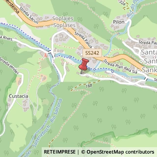 Mappa Strada Plan Dala Sia, 22, 39047 Santa Cristina Valgardena, Bolzano (Trentino-Alto Adige)