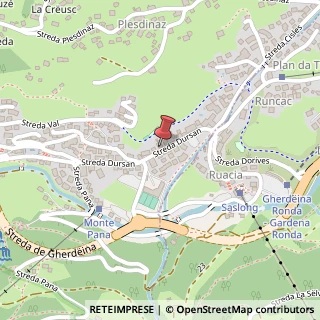 Mappa Strada Dursan, 37, 39047 Santa Cristina Valgardena, Bolzano (Trentino-Alto Adige)