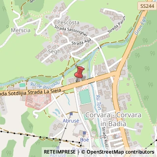 Mappa Strada La Siã‹ia, 8, 39033 Corvara in Badia, Bolzano (Trentino-Alto Adige)