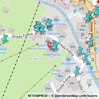 Mappa Str. Freina, 39048 Selva di Val Gardena BZ, Italia (0.0975)
