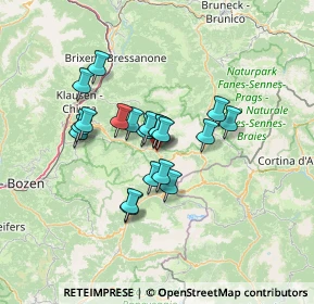 Mappa 39048 Selva di Val Gardena BZ, Italia (9.7485)