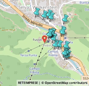 Mappa Strada Freina, 39048 Selva di Val Gardena BZ, Italia (0.1855)