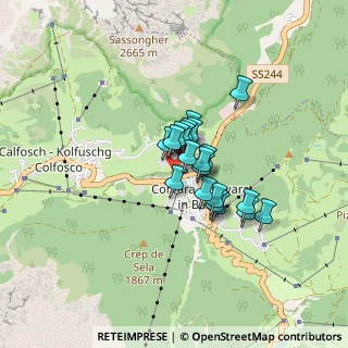 Mappa Strada la Sieia, 39033 Corvara in Badia BZ, Italia (0.511)