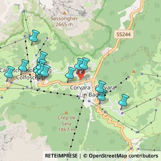 Mappa Strada la Sieia, 39033 Corvara in Badia BZ, Italia (1.01688)