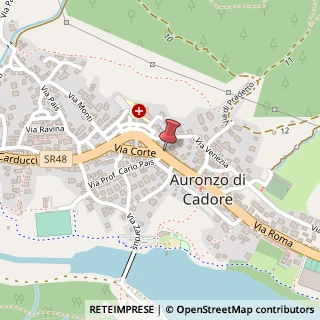 Mappa Via Corte, 10, 32041 Auronzo di Cadore, Belluno (Veneto)