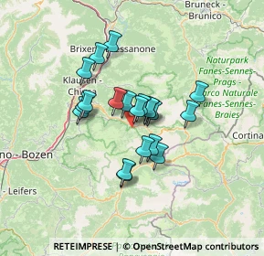 Mappa Strada Pana, 39047 Santa Cristina Valgardena BZ, Italia (9.3785)