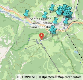 Mappa Strada Pana, 39047 Santa Cristina Valgardena BZ, Italia (1.2745)